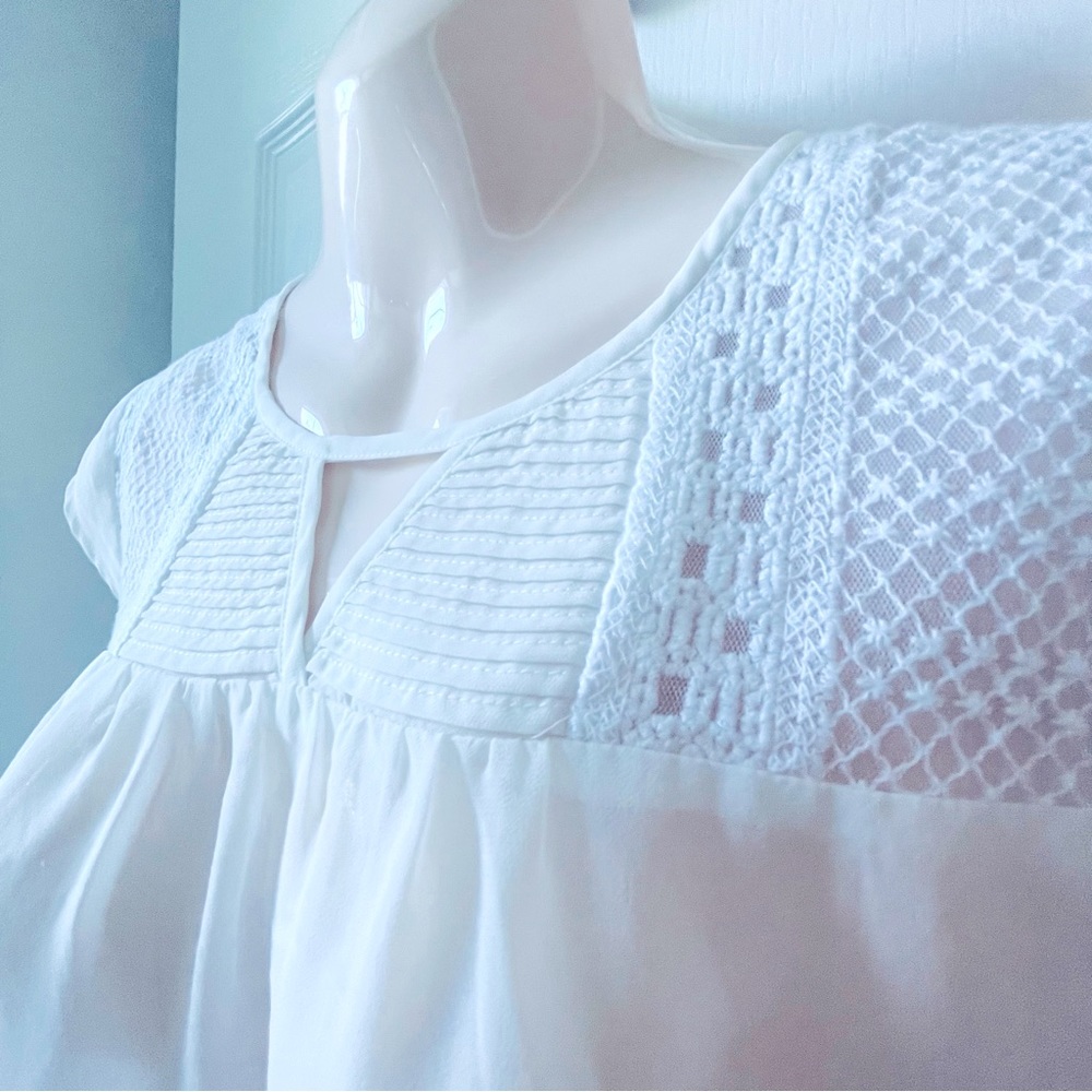 🌸3 for $20 Mexx NWT Women Summer Top sheer romantic lace